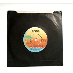 Sparks I Want To Hold Your Hand 7" Vinyl Record New Wave Glam Rock Beatles Cover